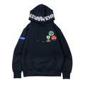L4K3 × muta Light Bonding hoodie (NAVY)