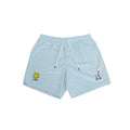 L4K3×MILDSUNSET  COLLABORATION CORDUROY SHORTS BLUE