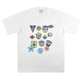 L4K3 T-shirts APTS-0011 PATCH T-SHIRT【WHITE】