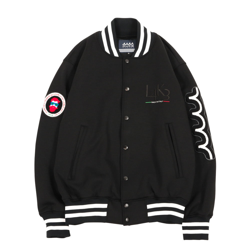 L4K3 × muta Stadium Jumper (BLACK/BLACK) – l4k3.jp