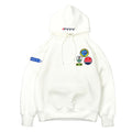 L4K3 × muta Light Bonding hoodie (HEART/WHITE)